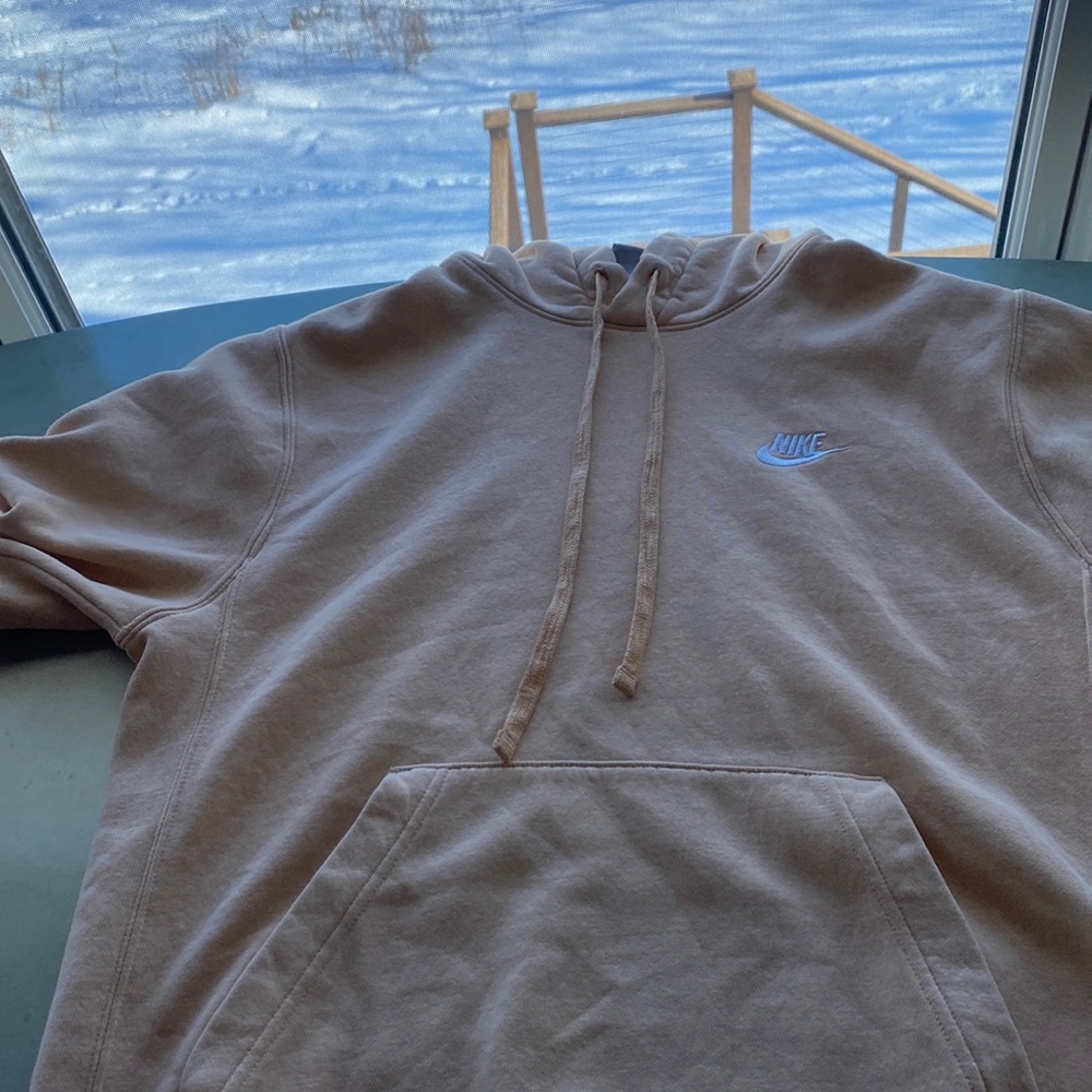 Peach Nike hoodie